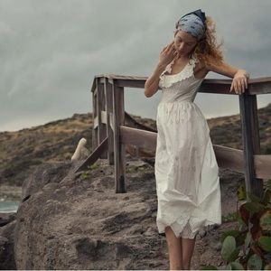 NWT Doen Farah Dress in Salt